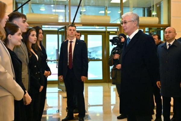 Президент Казахстана К.-Ж.К.Токаев встретился со студентами МГИМО